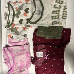 Kids Pajama Sets - Short sleeve tops/long pants